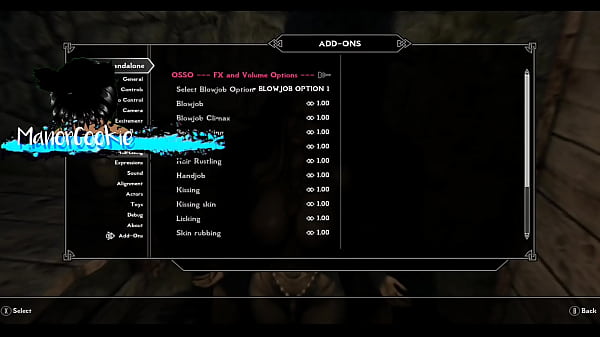 Skyrim messing around with sex mods and having sex in different positions 