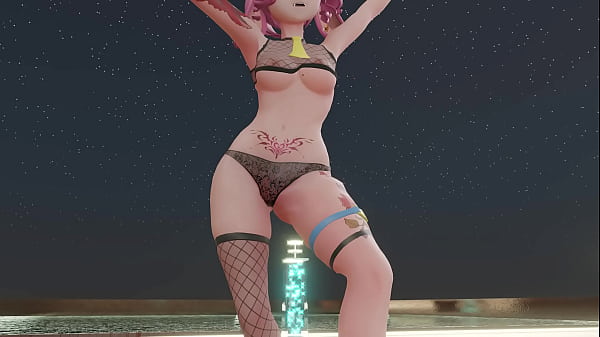 Vtuber strips & dances to kpop mmd