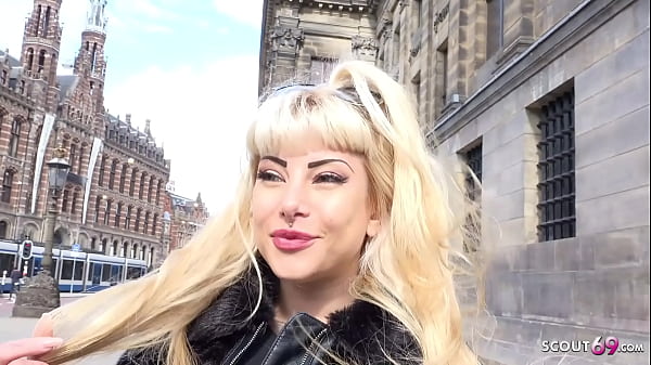 German Scout - Crazy Amsterdam Girl Tricked To Ass Fuck At Fake Model Job thumbnail