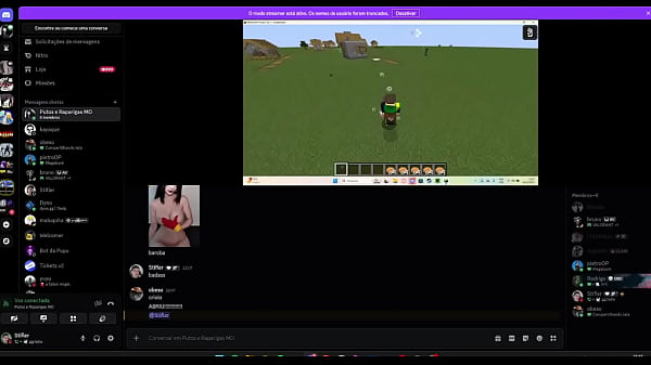 Menegon fudendo a buceta do kayky no minecraft 