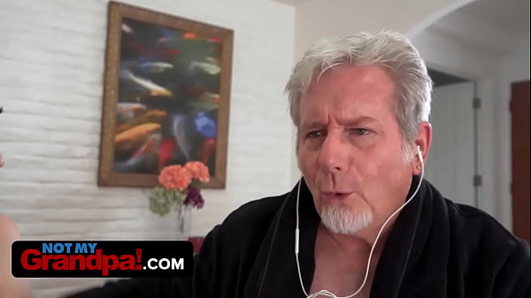 NotMyGrandpa - Horny Teen Caught Rubbing Her Pussy By_Her Stepgrandpa