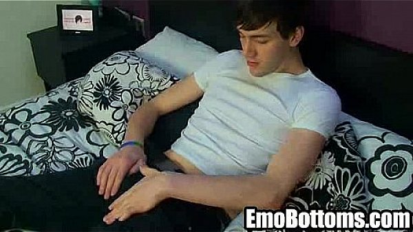 Emo twink Josh Holden playing with his stiff dick024 1 