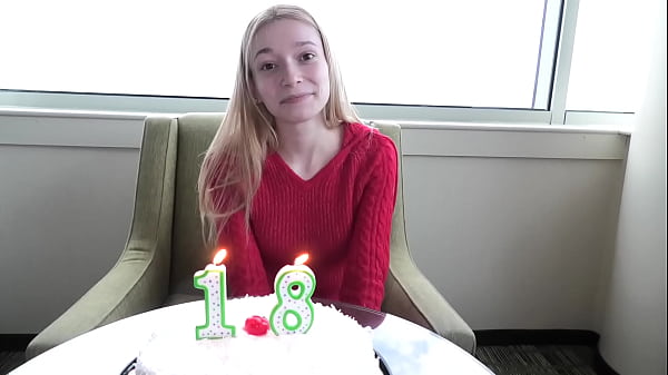 18 yr old blonde with nervous energy stars in this POV porn 