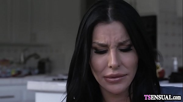 Latina tranny girl with big boobs got fucked in her round ass 