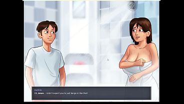 Nonton Fucked My Horny Stepmom And Left Her With Multiple Creampies - Summertime Saga Ep 23 thumbnail