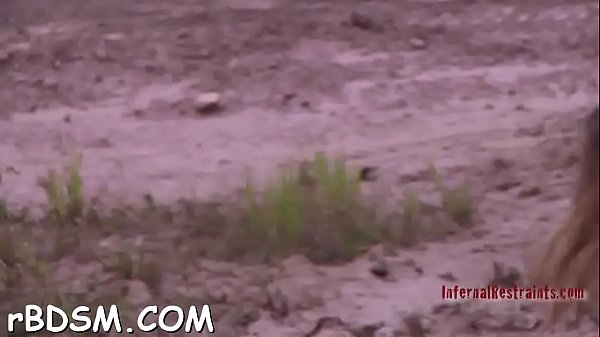 Clamped_babe gets her fuck holespoundedwith toys