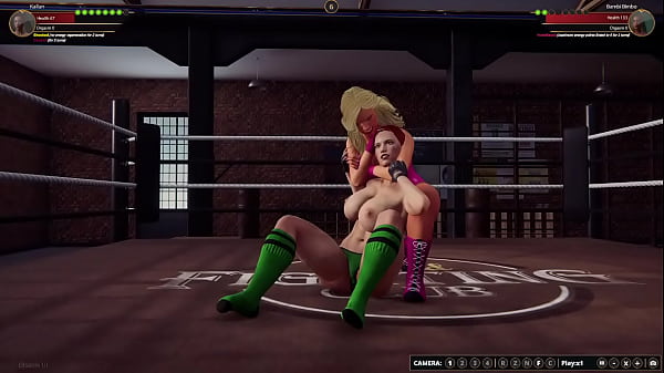 Kallan VS Bambi BimboNaked Fighter 3D