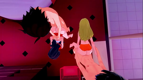 ANAL CREAMPIE FOR THE SAILOR GIRLS IN HOT GROUPSEX - REI HINO AND MINA AINO SAILOR MOON HENTAI 