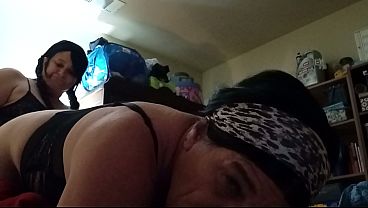 Mistress Fucks Her Sub With 8 Inch Dildo thumbnail