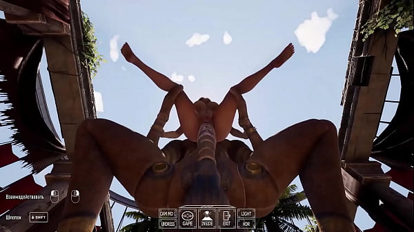 Play MP4 - A huge dick against Lara Croft's tight ass in an arena where 1&comma;000 spectators are watching&period; 3D Hentai Game Animation 3D Hentai Game Animation