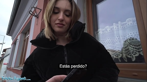 Play MP4 - Public Agent Asks Myss Allessandra what is the Spanish word for Blowjob&quest;
