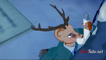 Beastars Furry Yaoi - Louis And Legosi Handjob And Bloowjob thumbnail
