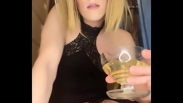 Trans Girl In Cock Cage Swallows Her Own Gross Pee Jess Bloom thumbnail