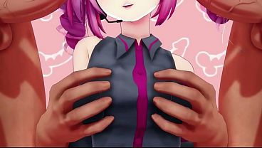 Redhead Teto Enjoying Penises [osuimono] thumbnail