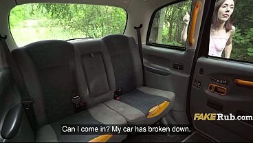 Car broke down so she fucks for a ride