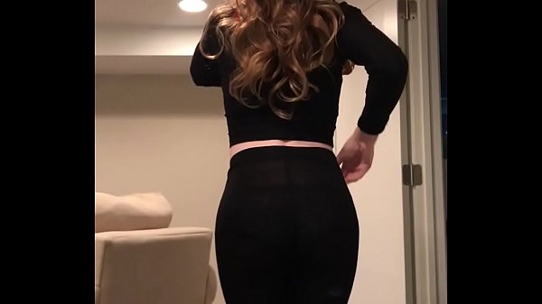 Play MP4 - Slutty sissy in see through leggings