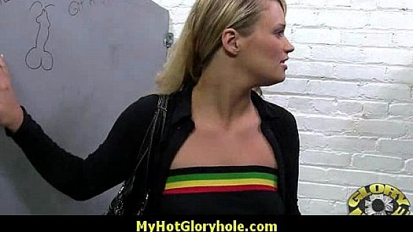 Interracial - White Lady Confesses Her Sins at Gloryhole 11 