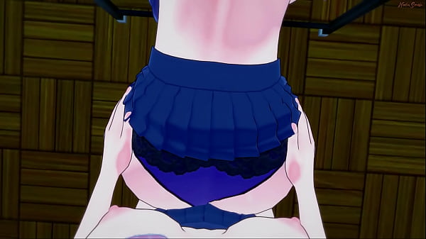 Girl pov fucks yuri with a strapon cock