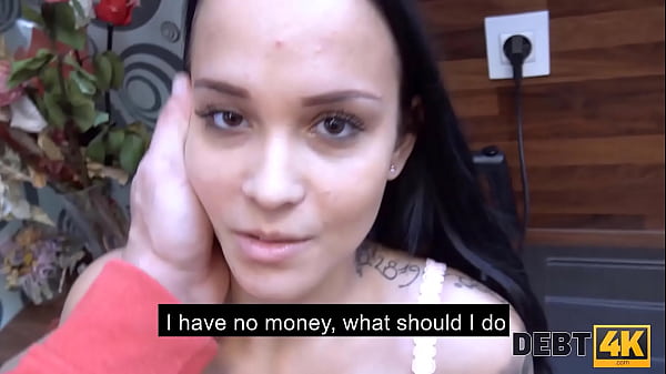 Debt4k housewife keeps the car by having sex with the bank collector