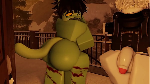 Play MP4 - Zombie femboy cat got double teamed