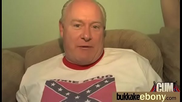 Ebony girl gangbanged_and covered in cum 4