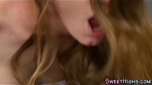 Uniformed teenager cum soaked after hard doggystyle fucking 