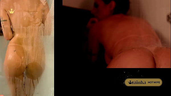 Tomando aquele banho gostoso e provocando o fot&oacute;grafo