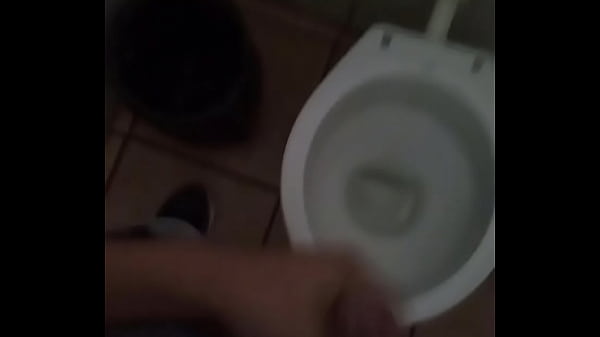 Punheta no banheiro publico !!! 