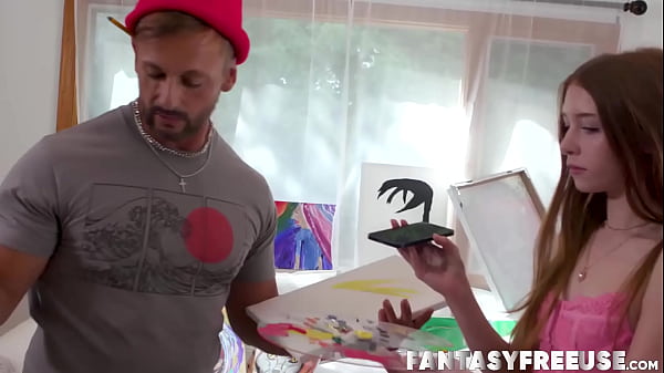 Ebony Ameena Green is penetrated while_her teenfriend_Myra Moans makesa picture of it