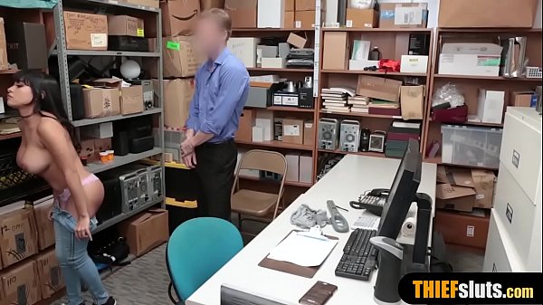 Latina teen shoplifter with epic tits_punish fucked