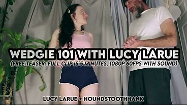 Nonton Teaching Him ~ Lucy Larue Ft Houndstoothhank In "wedgie 101 With Lucy Larue" (5 Minutes) thumbnail