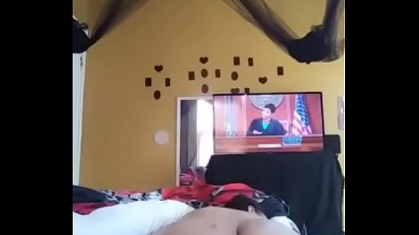 Humping the pillow wet pussy