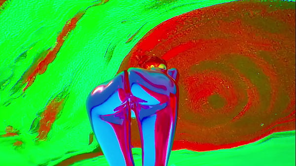 Animacion 3d realista sex bot doll cromada morada enfoque en el culo fisicas realistas striptease rtx 60 fps big ass animaciones 3d rs 