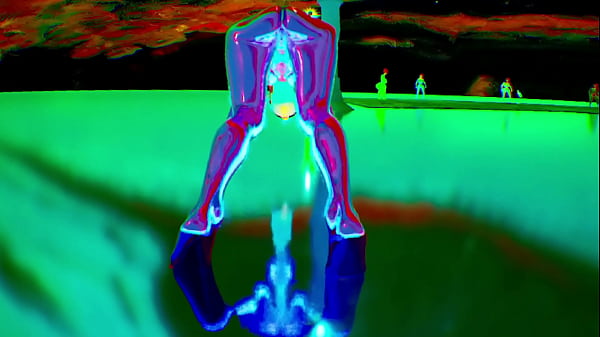 Animacion 3d realista sex bot doll cromada morada enfoque en el culo fisicas realistas striptease rtx 60 fps big ass animaciones 3d rs 