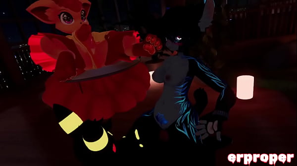 Play MP4 - Vrchat vulpix cuckhold with an umbreon and a furry