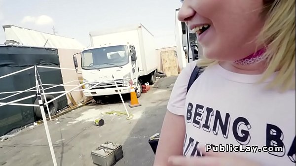 Dude makes blonde_laugh then fucks her