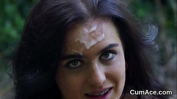 Foxy_beauty gets jizzload onher face swallowing allthe love juice