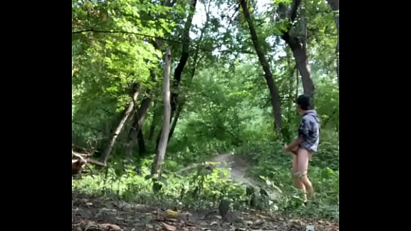 Play MP4 - Almost got caught masturbating by the river