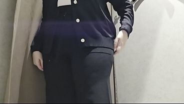 Fitting Room Secrets: Nicoletta&rsquo;s Curvy Try-on In Sheer Black Pantyhose thumbnail