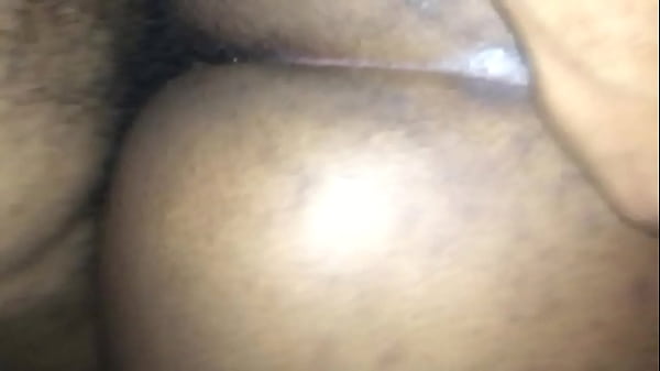 Creaming on ebony dick