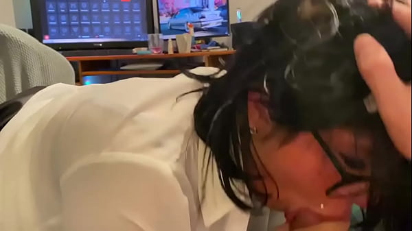 shoving a_dick in_the teacher s mouth at_her house by whore