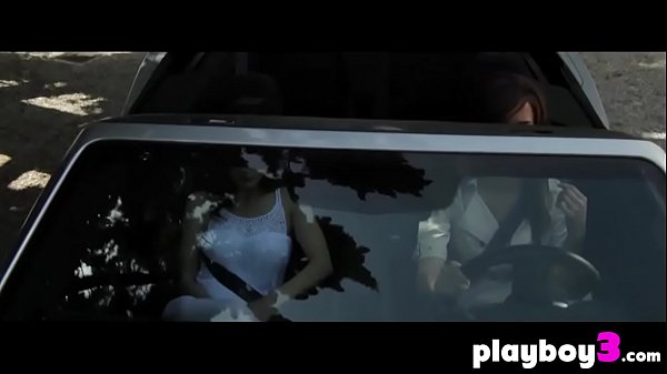 Two petite teens enjoy licking in outdoor lesbian sex 