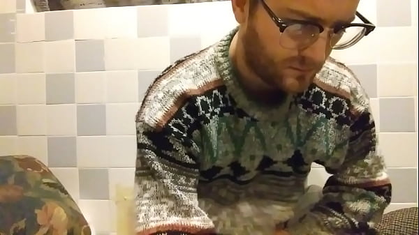 Sweater Boy Jacks off His Fat Dick 