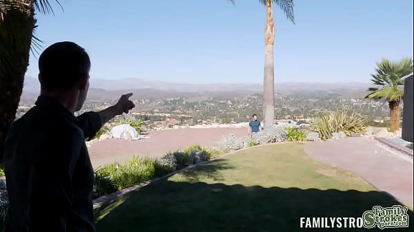 Mia Moore shows to her stepdad's her loyalty by working onhis cock