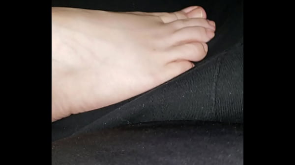 Footjob in progress lol