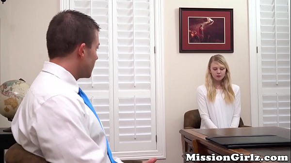 Skinny little Mormon teen helpsguy lose his_virginity