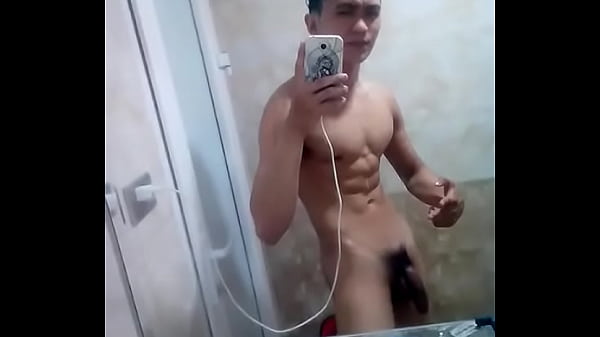 straight boy shows off his cock