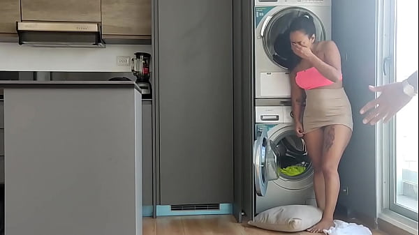 Play MP4 - Latina stepmom get stuck in the washer and stepson fucks her &excl;