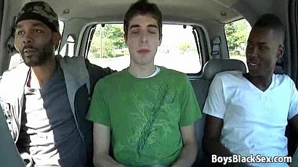 Black boy and white guy in interracial gay scene 08 