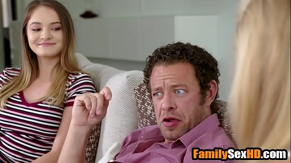 Stepdaughter fucks step_daddy infront of_stepmom